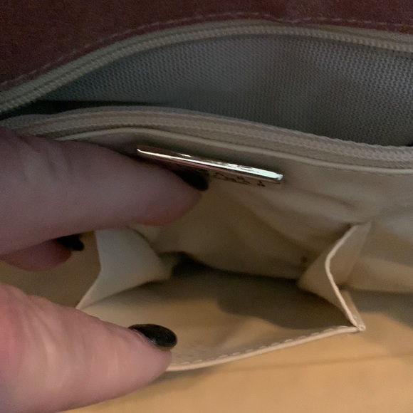 Dusty Pink Stuart Weitzman Shearling Bag. 12” X 7” X 4” - Picture 13 of 13